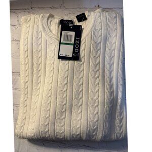 ✨✨Izod Cable Knit Sweater Beige  XL  NWT